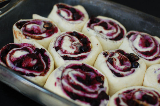 Blueberry Cinnamon Rolls