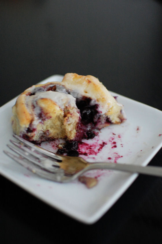 Blueberry Cinnamon Rolls