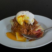 Cuban Sandwich Eggs Benedict