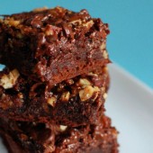 Salted Caramel Pecan Brownies