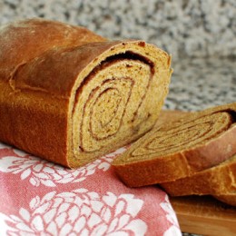 Pumpkin Cinnamon Swirl Bread