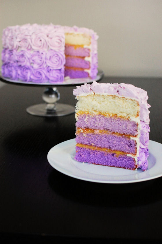 Purple Ombre Cake