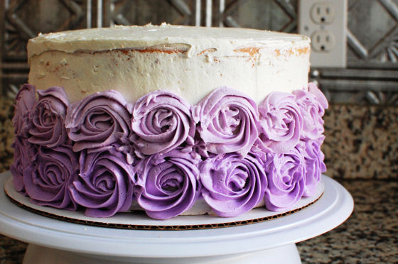 Purple Ombre Cake