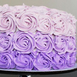 Purple Ombre Cake