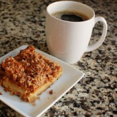 Rhubarb Coffee Cake