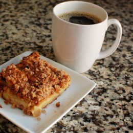 Rhubarb Coffee Cake