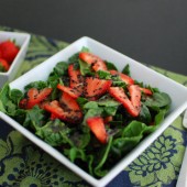 Spinach Strawberry Salad