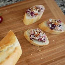 Date, Cherry, Goat Cheese Spread