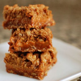 Pumpkin Dulce de Leche Oat Bars