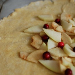 Apple Pear Cranberry Crostata