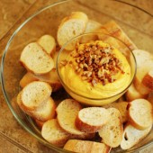 Butternut Squash, Goat Cheese, and Walnut Dip