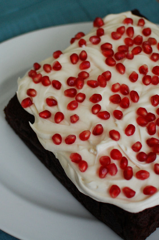 Gingerbread Cake with Cream Cheese Frosting