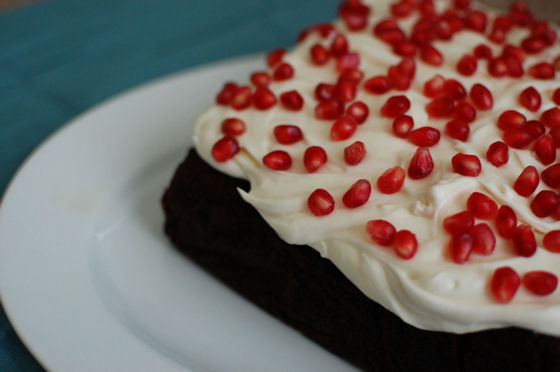 Gingerbread Cake with Cream Cheese Frosting