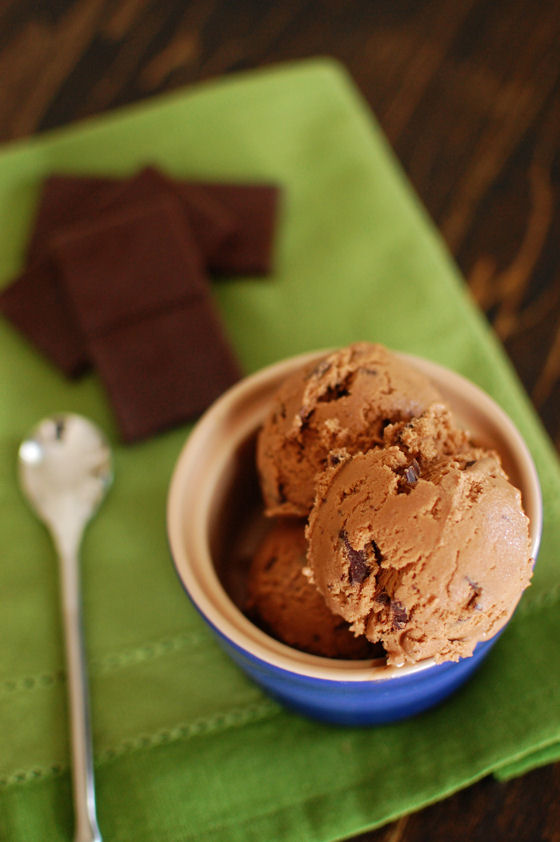 Chocolate Chocolate Chunk Goat Milk Ice Cream