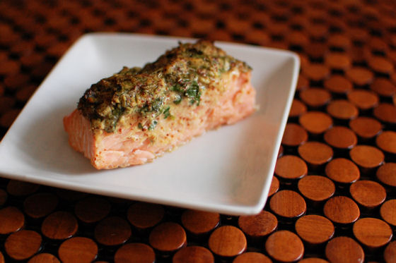 Herbed Mustard Salmon