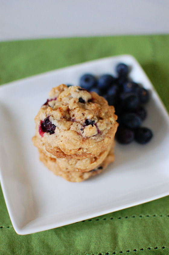 Blueberry White Chocolate Cookies