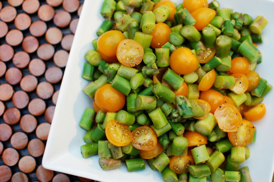 Lemon Pepper Asparagus Salad