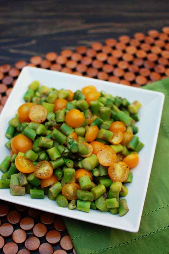 Lemon Pepper Asparagus Salad