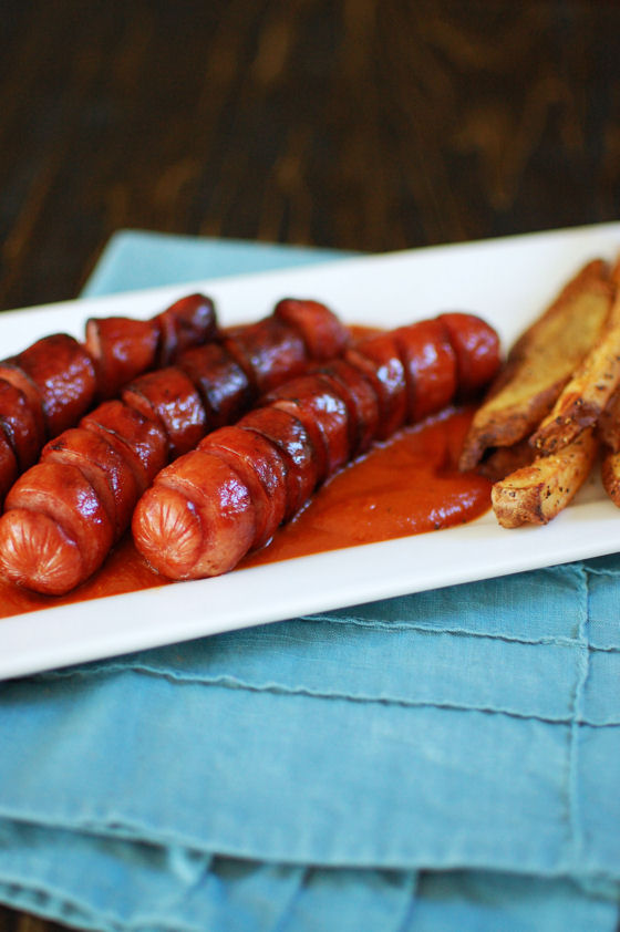 Spiral Cut Curry Wurst