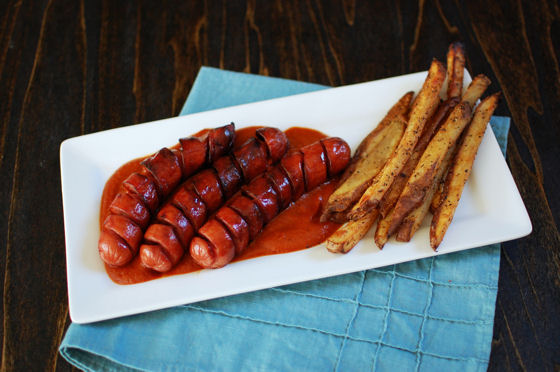 Spiral Cut Curry Wurst