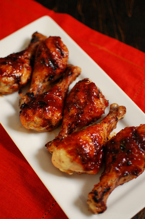 Bourbon Orange Coriander BBQ Chicken