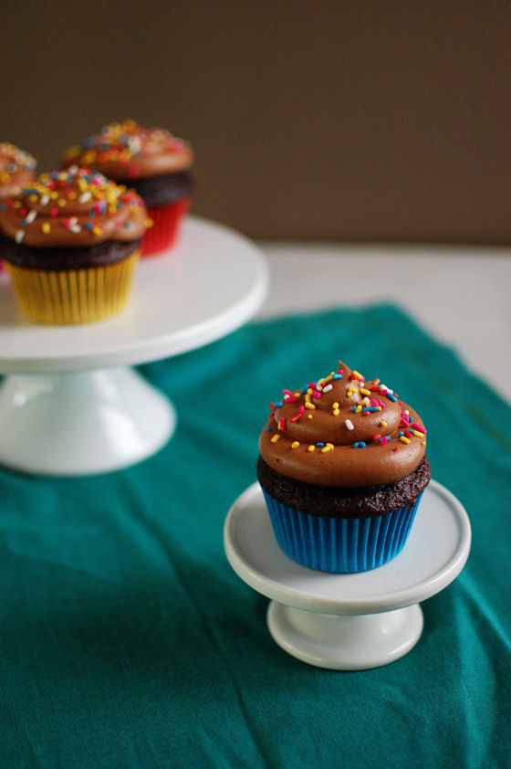 Chocolate Nutella Cupcakes