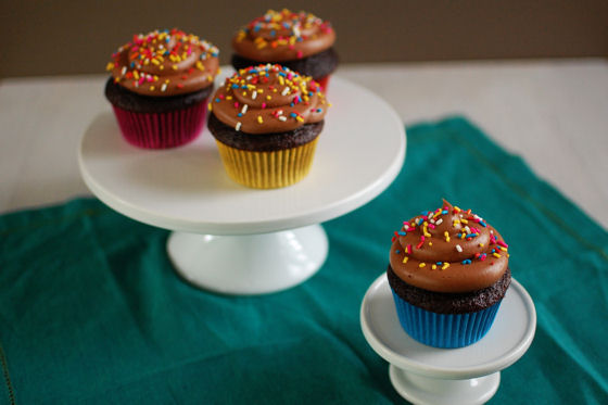 Chocolate Nutella Cupcakes