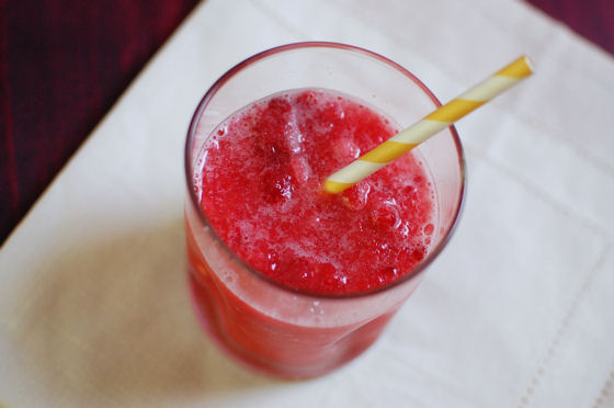 Raspberry Sorbet and Ginger Beer Floats