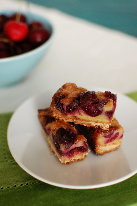 Browned Butter Cherry Bars