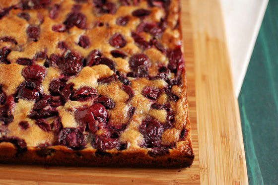 Browned Butter Cherry Bars