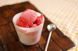 Strawberry Rhubarb Sorbet