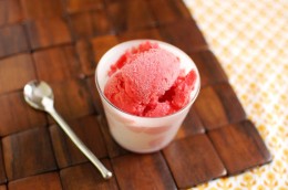 Strawberry Rhubarb Sorbet