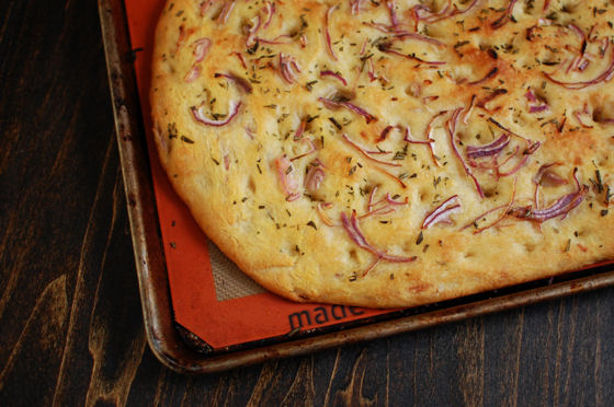 Onion Focaccia with Rosemary