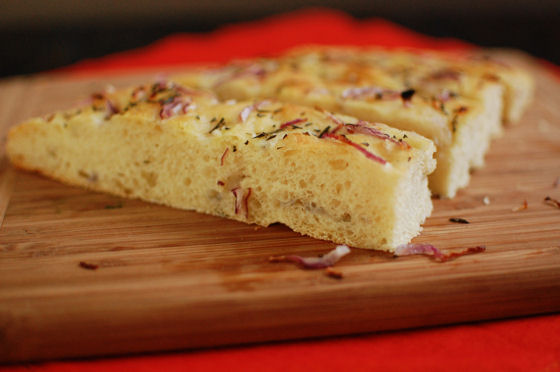 Onion Focaccia with Rosemary