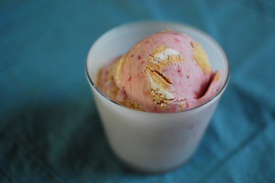 Strawberry Blonde Cookies-n-Cream Ice Cream