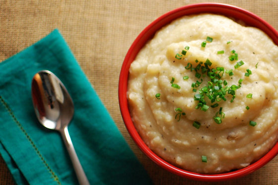 Crockpot Garlic Mashed Potatoes