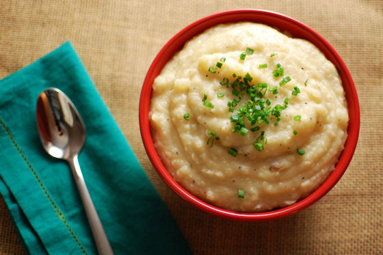 Crockpot Garlic Mashed Potatoes