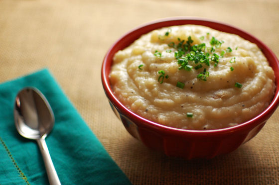 Crockpot Garlic Mashed Potatoes