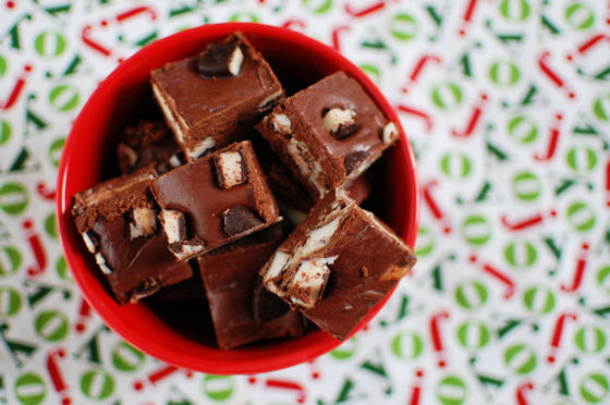 Peppermint Patty Fudge