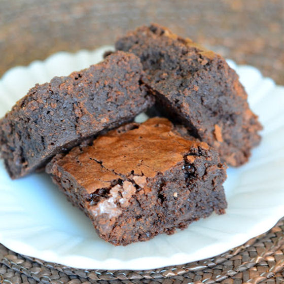 triple chocolate brownies