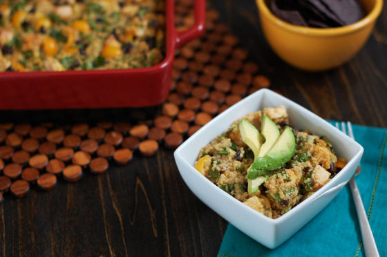 Mexican Chicken Quinoa Casserole