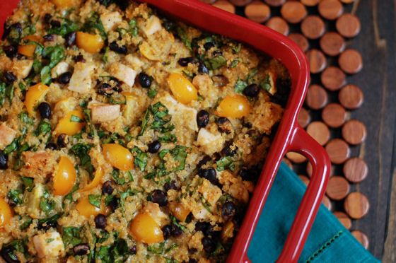 Mexican Chicken Quinoa Casserole