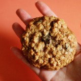Thick and Chewy Oatmeal Raisin Cookies